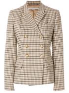 Stella Mccartney Checked Double-breasted Jacket - Multicolour