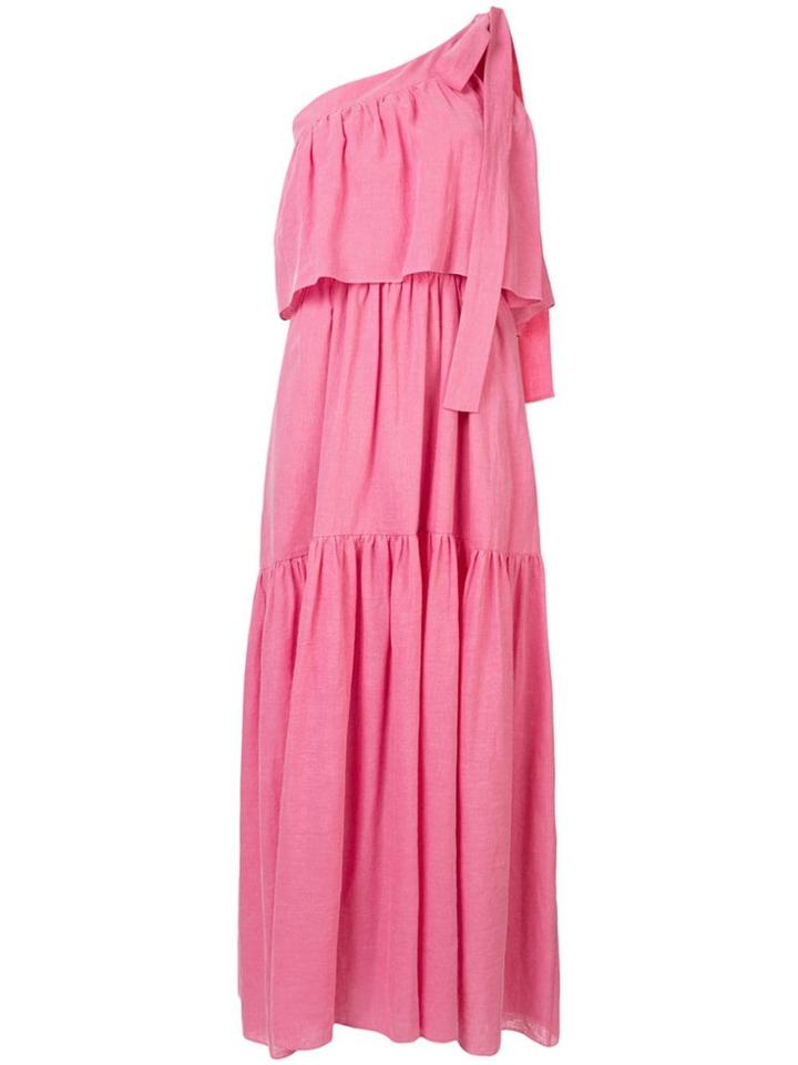 Goen.j Flared One-shoulder Dress - Pink