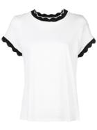 Cinq A Sept Scalloped Eve T-shirt - White