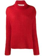 Marni Ribbed Sweater - Red
