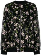 Giambattista Valli Sequinned Floral Jacket - Black
