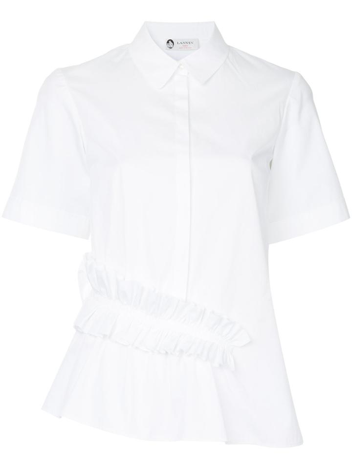 Lanvin Ruffle Detail Shirt - White