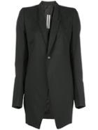 Rick Owens Classic Elongated Blazer - Black