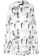 Barbara Bologna Oversized Hoodie - White