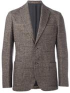 Eleventy Tweed Blazer, Men's, Size: 50, Brown, Tweed