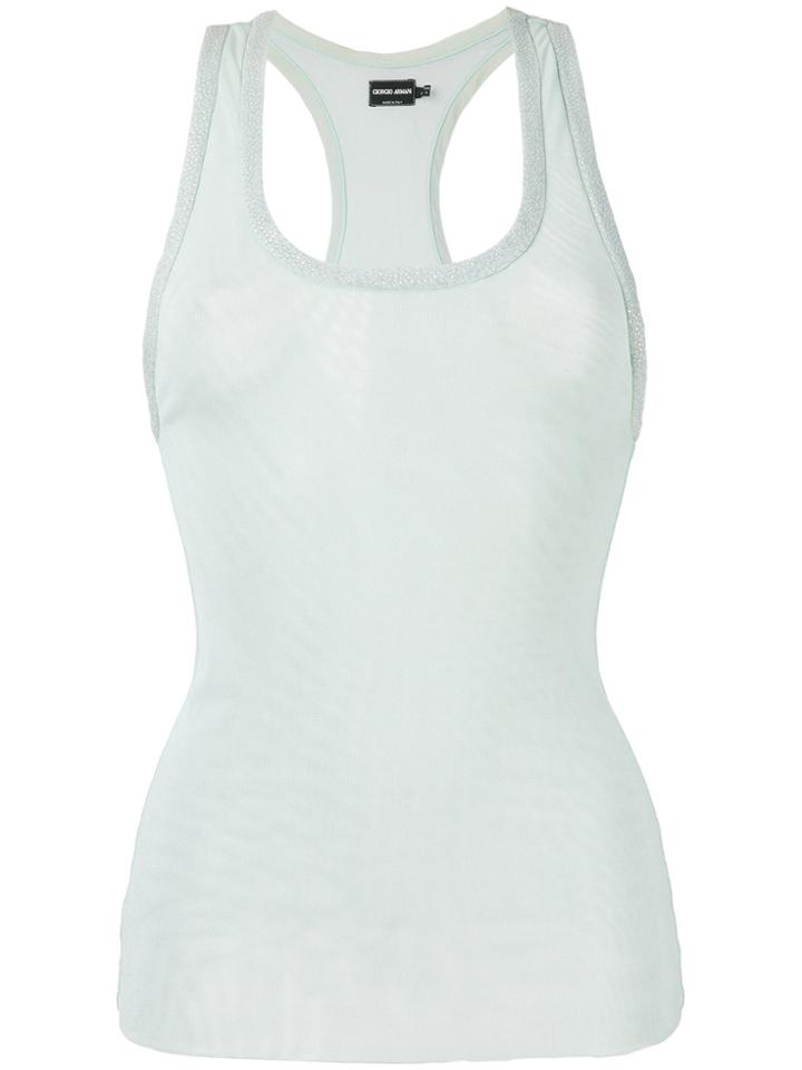Giorgio Armani Vintage Sleeveless Top - Green