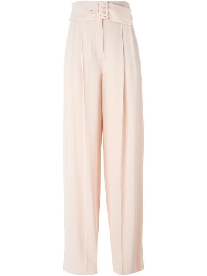 Emporio Armani Belted Wide Leg Trousers