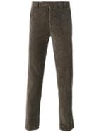 Z Zegna Straight Trousers - Brown