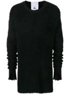 Lost & Found Rooms Slit Cuff Sweater - Black