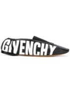 Givenchy Logo Print Ballerinas - Black