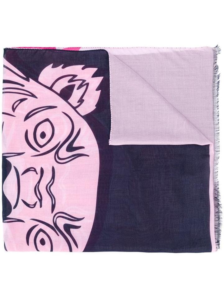 Kenzo Logo Printed Scarf - 33
