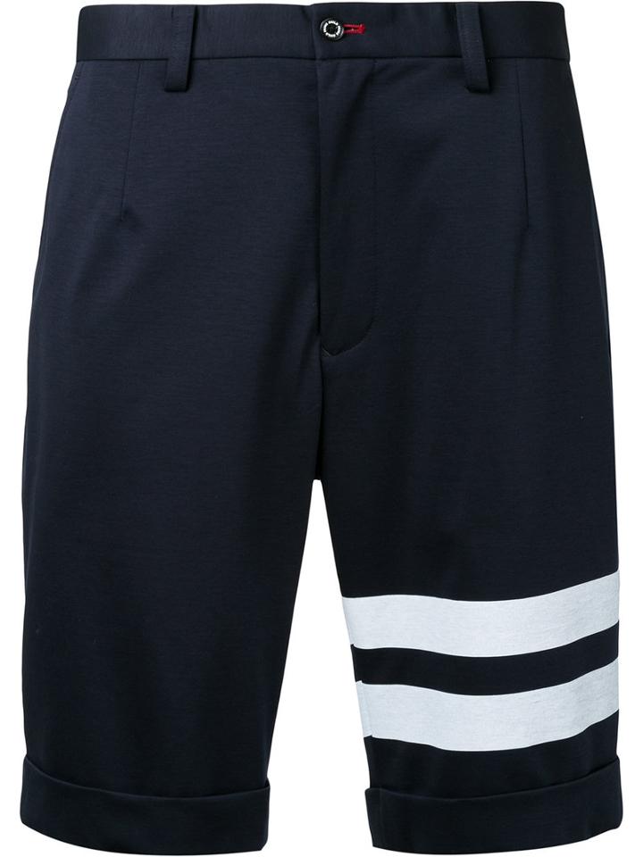 Guild Prime - Stripe Shorts - Men - Cotton - 1, Blue, Cotton
