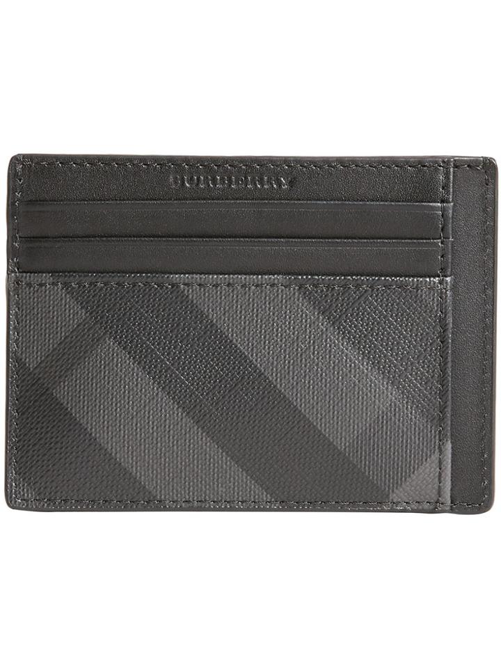 Burberry London Check Cardholder - Grey