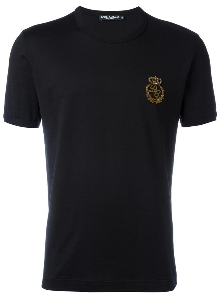 Dolce & Gabbana Logo Crown T-shirt - Black