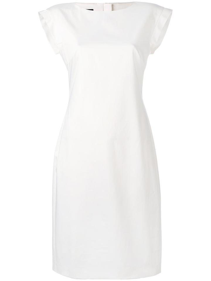 Shift Dress - Women - Cotton/water - 42, White, Cotton/water, Boutique Moschino