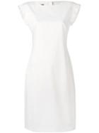 Shift Dress - Women - Cotton/water - 42, White, Cotton/water, Boutique Moschino