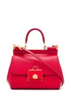 Dolce & Gabbana Small Sicily Tote Bag - Red