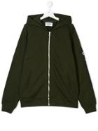 Gaelle Paris Kids Zipped Hoodie - Green