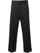 Mr. Gentleman 'mrg Ex Chino' Trousers, Men's, Size: Large, Black, Cotton/polyester/polyurethane