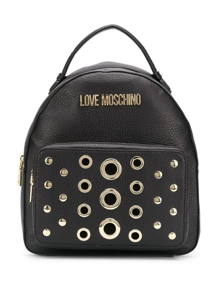 Love Moschino Eyelet Backpack - Black