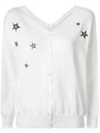 Guild Prime Beaded Star Cardigan - White