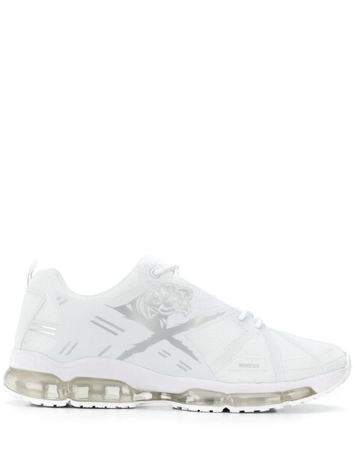 Plein Sport Tonal Low Top Sneakers - White