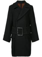 Maison Mihara Yasuhiro Belted Coat - Black