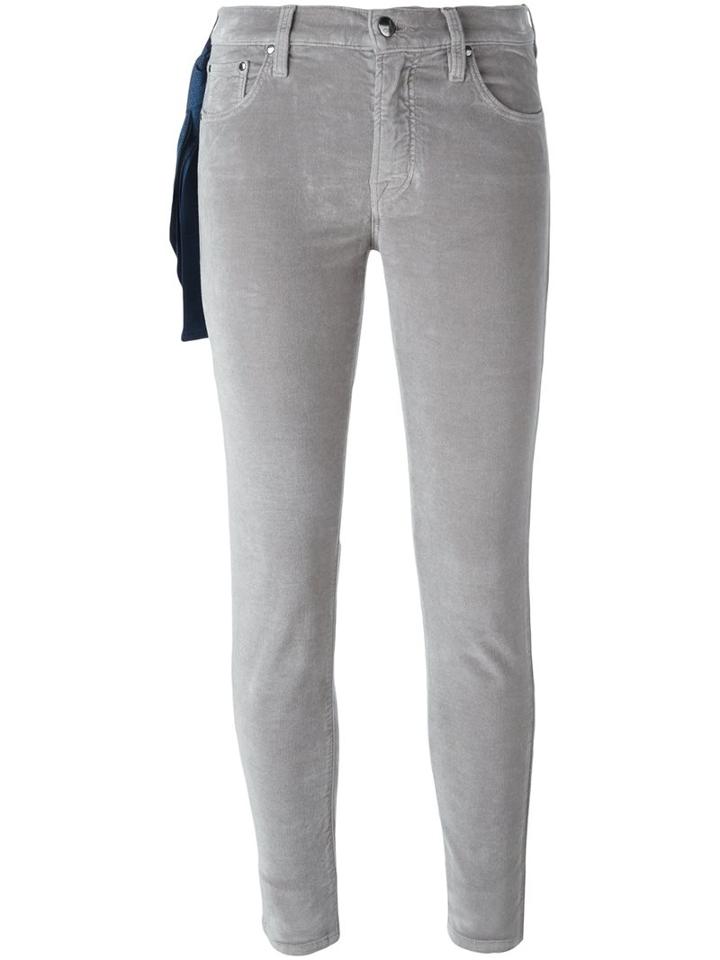 Jacob Cohen Skinny Trousers, Women's, Size: 26, Grey, Cotton/modal/spandex/elastane