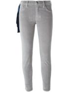 Jacob Cohen Skinny Trousers, Women's, Size: 26, Grey, Cotton/modal/spandex/elastane