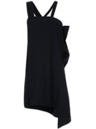 Yohji Yamamoto Vintage Asymmetric Pinafore Dress - Black