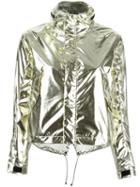 Haus By Ggdb Metallic (grey) 'k-way' Jacket, Women's, Size: Large, Polyester/cupro