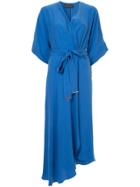 Ginger & Smart Kimono Wrap Dress - Blue
