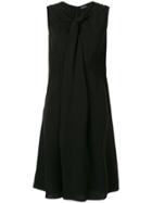 Giorgio Armani Tie Knot Neck Dress - Black