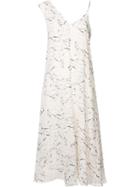 G.v.g.v. Marble Chiffon Dress - White
