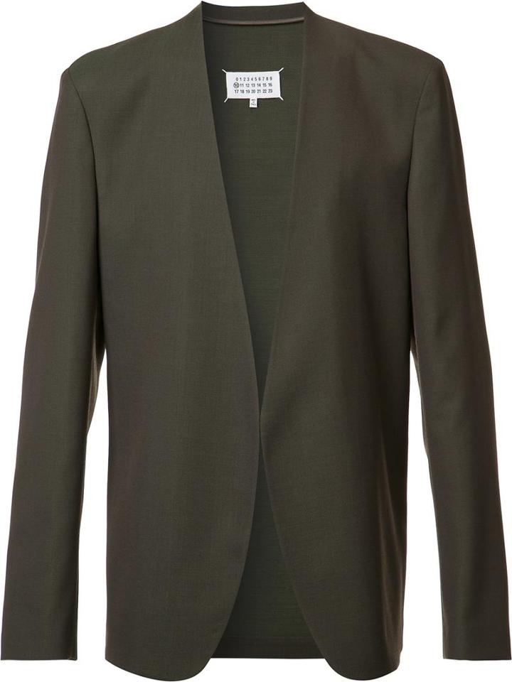 Maison Margiela Deconstructed Fit Jacket, Men's, Size: 52, Green, Cotton/viscose/wool