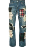 Junya Watanabe Comme Des Garçons Vintage Patch Embellished Jeans -