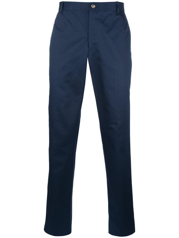 Thom Browne Lightweight Chinos, Men's, Size: 3, Blue, Cotton