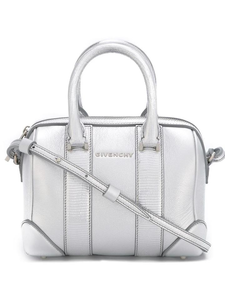 Givenchy Mini Lucrezia Tote, Women's, Grey, Calf Leather