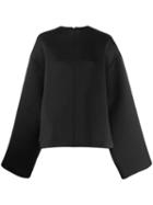 Nina Ricci Oversized Crew Neck Sweatshirt - Black