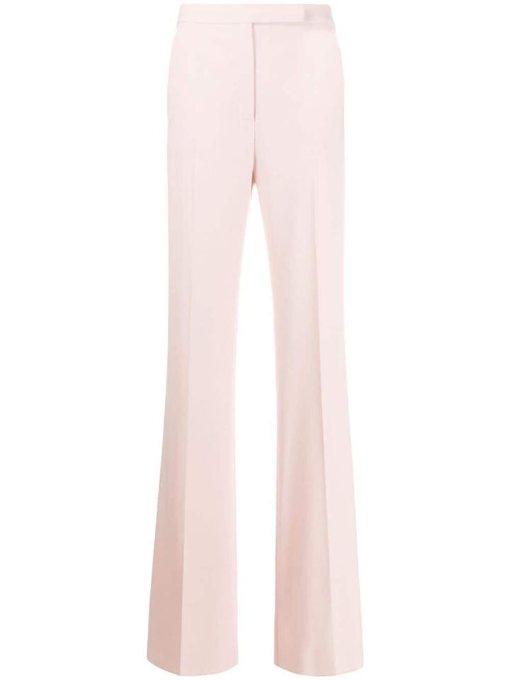 Max Mara High Rise Flared Trousers - Pink