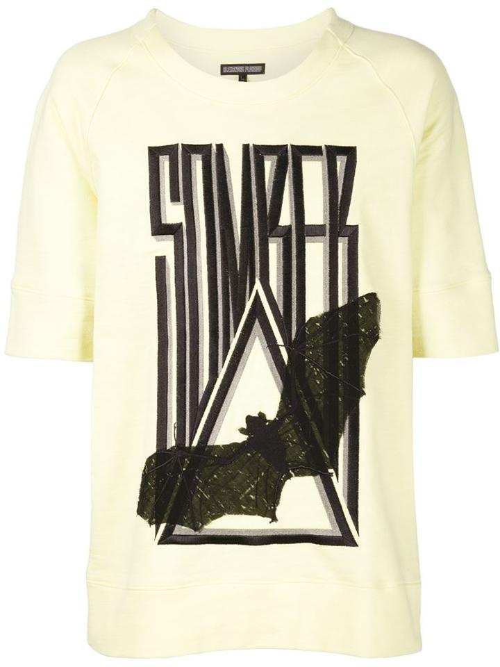 Alexandre Plokhov Embroidered Short Sleeve Sweatshirt