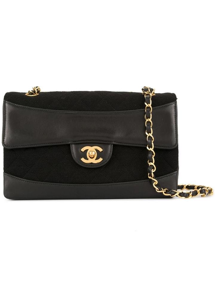 Chanel Pre-owned Combination Turn-lock Chain Bag - Black