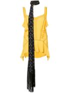 Derek Lam - Ruffled Detail Blouse - Women - Silk - 42, Yellow/orange, Silk