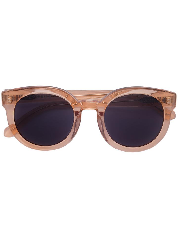 Ep0khe - Oha Sunglasses - Unisex - Acrylic - One Size, Brown, Acrylic
