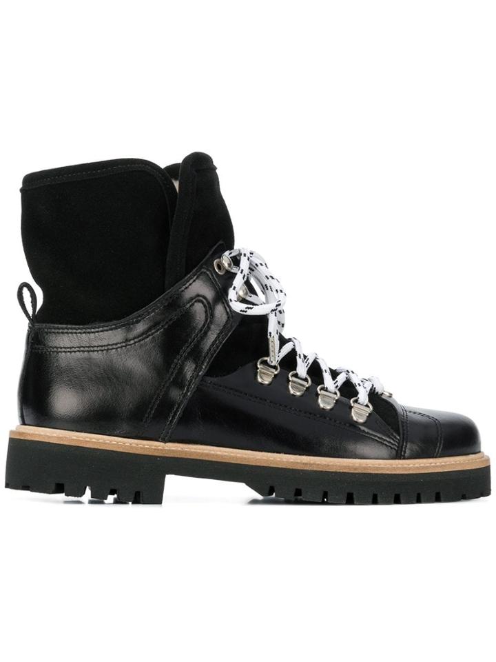 Ganni Mountain Ankle Boots - Black