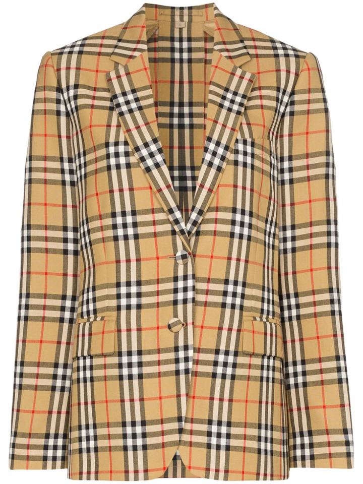 Burberry Vintage Checked Jacket - Brown