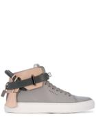 Buscemi High-top Padlock Sneakers - Grey