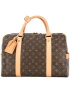 Louis Vuitton Vintage Carryall Travel Hand Bag - Brown