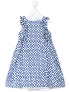 Simonetta - Tile Print Dress - Kids - Cotton/polyester - 6 Yrs, Blue