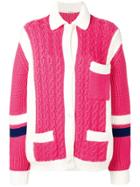 Miu Miu Cable-knit Cardigan - Pink